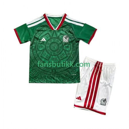 Fotballdrakt Mexico Barn Hjemmetrøye World Cup 2026 Kortermet